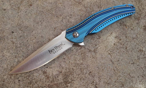 Складной нож CRKT Ripple Blue Combo фото 4
