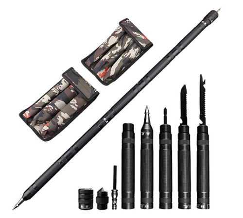 727 HX OUTDOORS Тактический набор для выживания GROM GREY 12-в-1 фото 9
